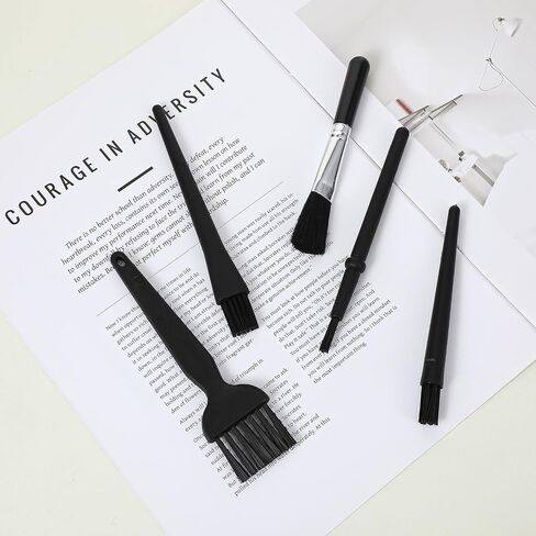 6 Pcs Keyboard Cleaning Brushes for Small Spaces, Electronic Dust Cleaning Brushes Portable Nylon Anti Static Brush for Computer Laptop Motherboard in Saudi Arabia