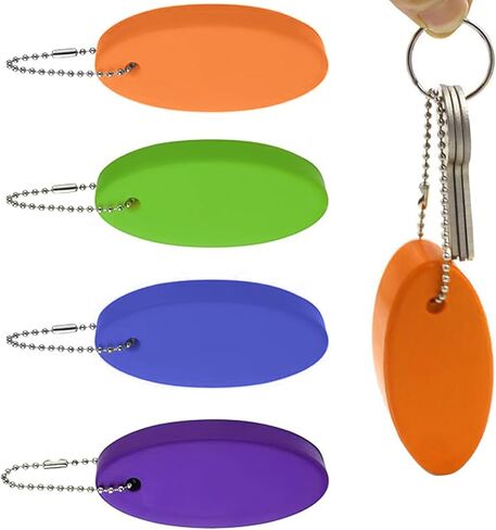 4 Pack Floating Keychain for Boat Keys Waterproof Bright Color Key Floats for Boating Fishing Surfing Kayak Sailing Outdoor Water Sports in Kuwait
