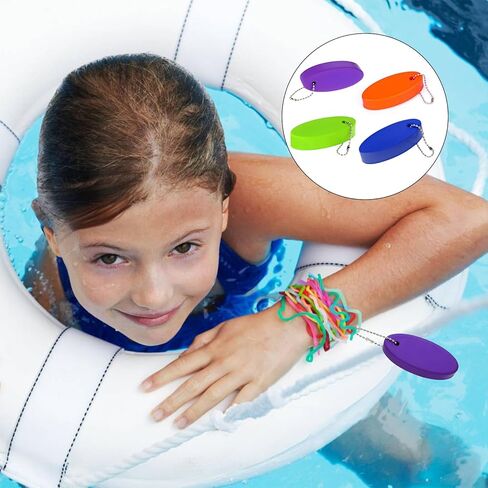 4 Pack Floating Keychain for Boat Keys Waterproof Bright Color Key Floats for Boating Fishing Surfing Kayak Sailing Outdoor Water Sports in Kuwait