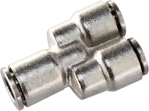 pw py 3 way y type brass prass push touch on to to tivection reclude pneumatic etuctions 5pcs in Kuwait