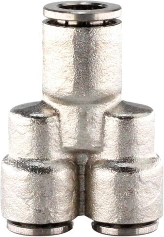 pw py 3 way y type brass prass push touch on to to tivection reclude pneumatic etuctions 5pcs in Kuwait