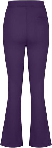Bootcut Pull On Dress Pants for Women High Waisted Stretchy Business Casual Pants Trendy Yoga Work Slacks in Kuwait