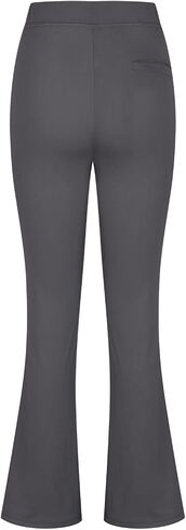 Bootcut Pull On Dress Pants for Women High Waisted Stretchy Business Casual Pants Trendy Yoga Work Slacks in Kuwait