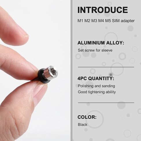 4Pcs Adapter Screws for Golf M1 M2 M3 M5 SIM Adapter Sleeve Golf Accessories in Saudi Arabia