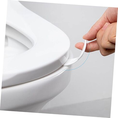 Doitool 4pairs مقعد المقعد يستخدمون رافعات الغطاء وملحقات الحمام العملية باللونين الرمادي الأبيض والأزرق in Saudi Arabia