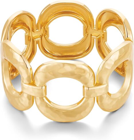 Chunky Gold Bangles Bracelet for Women Trendy Statement Bracelet Simple Gold Jewelry for Women Gifts in Kuwait