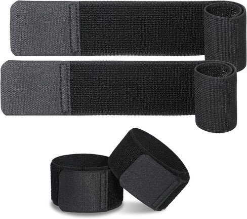 2PCS Soccer Shin Guard Straps للأطفال البالغين للشباب ، حاملي وسادة Shin ، الإقامات Shinguard ، أسود in Saudi Arabia