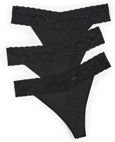 Natori Women's Bliss Perfection بحجم واحد كلاسيكي ثونغ 3 حزمة in Saudi Arabia