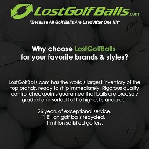 LostGolfBalls 50 Recycled & Used e12 Soft Golf Balls in Mint Condition, AAAAA Quality, White in Saudi Arabia