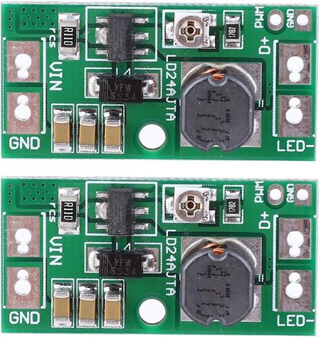 2 Pcs LD24AJTA LED Driver Boards 20W DC6~25V Adjust PWM Controlled DCDC Converters, LED PWM Regulator in Saudi Arabia
