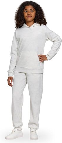 New Balance Girls Athletic 2 قطعة-Soft Fleece Pullover Hoodie Sweatshirt & Joggers Sweatsuit Activewear Set (4-12) in Saudi Arabia