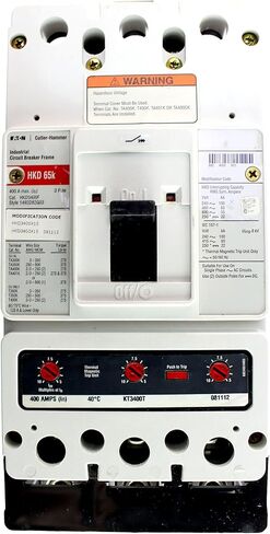 Cutler Hammer Eaton HKD3400F Circuit Breaker HKD Frame ، 400a ، 3-Pole ، 240V in Saudi Arabia