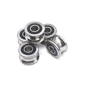 U22 8x22.5x14.5mm على شكل مستدير أسفل الأخدود بكرة محمل بكرات انزلاق تحمل محامل كرة أخدود 2 مساءً in Kuwait