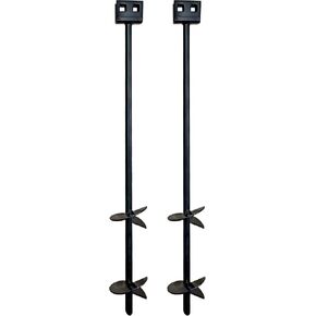 3/4 "× 30" Mobile Home Double Disk Earth Auger مرساة ، الصلب الثقيل - RV ، التخييم ، الخيام ، الترامبولين ، مواقف الغزلان (6 عبوات) in Kuwait
