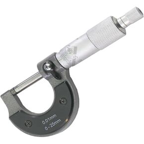 0-25mm/25-50mm/50-75mm/75-100mm Accuracy 0.01mm Outside Spiral Micrometer Gauge Vernier Caliper Measuring Tools(25-50mm) in Kuwait