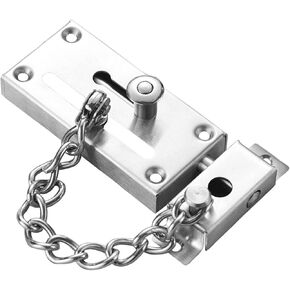 سلسلة قفل السلسلة من الفولاذ المقاوم للصدأ سلسلة الترباس قفل الباب قفل باب الأمان مع قفل باب السلسلة المضادة للسرقة in Kuwait