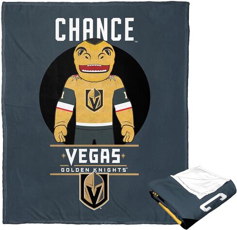Northwest NHL Vegas Golden Knights Touch Touch This Throw Throw ، 50 "× 60" ، Mascot of Love in Saudi Arabia