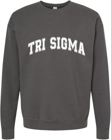 متجر نادي نسائي Tri Sigma Sweatshirt - Sweece Crewneck Sweatshirt ، مع تصميم الحروف اليونانية اسكواش in Saudi Arabia