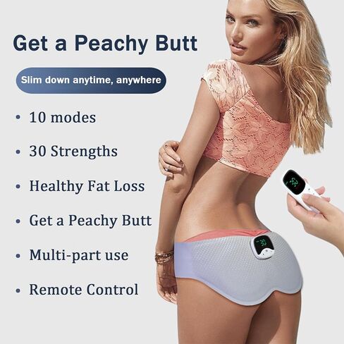 المدرب الذكي Glute Smart for بعقب ، آلة رفع بعقب يمكن ارتداؤها ، مدلك مع 10 أوضاع in Kuwait