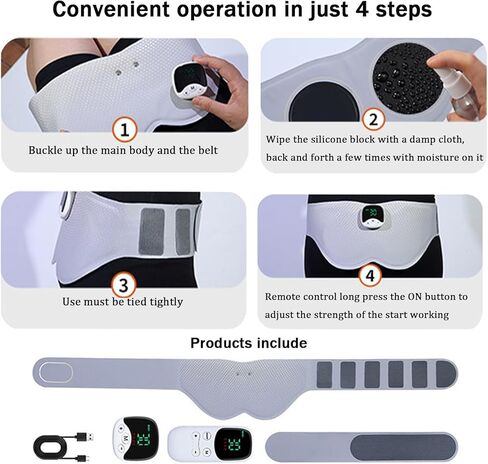 المدرب الذكي Glute Smart for بعقب ، آلة رفع بعقب يمكن ارتداؤها ، مدلك مع 10 أوضاع in Kuwait