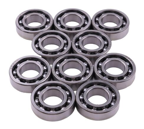 15 * 32 * 9mm 10 Pcs Single Row Deep Groove Ball Bearings 6002 Open Type No Seals in Saudi Arabia