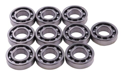 15 * 32 * 9mm 10 Pcs Single Row Deep Groove Ball Bearings 6002 Open Type No Seals in Saudi Arabia