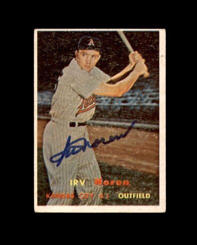 وقع Irv Noren 1957 Topps Kansas City Athletics in Saudi Arabia