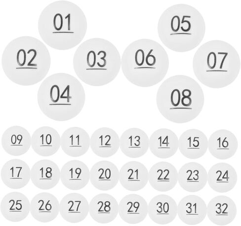 GLEAVI 50Pcs Printed Pong Balls for Games Raffle Drawing Balls and in Saudi Arabia