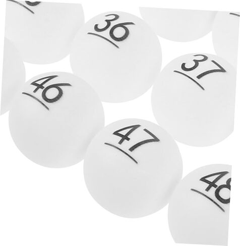 GLEAVI 50Pcs Printed Pong Balls for Games Raffle Drawing Balls and in Saudi Arabia