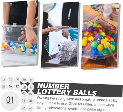 GLEAVI 50Pcs Printed Pong Balls for Games Raffle Drawing Balls and in Saudi Arabia