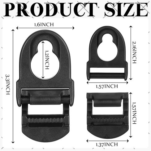 10 Pcs Plastic Kayak Seat Clips and Hooks Kayak Accessories Replacement Parts Compatible with Lifetime Emotion in Saudi Arabia