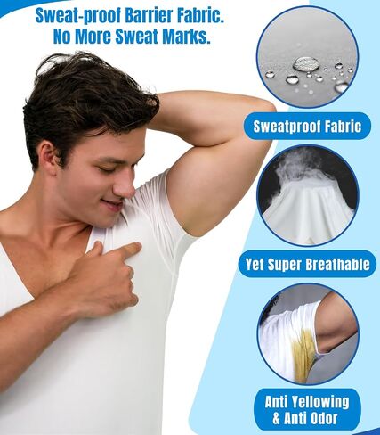 AVIALAN Invisible Seamless V-Neck Undershirt for Men Off White in Saudi Arabia