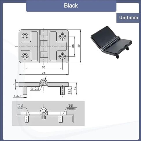 Zinc Alloy Door Hinges 1Pcsc(Chrome Plated) in Saudi Arabia