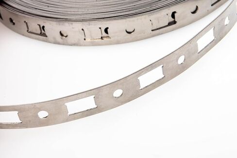 Generic Beze Make-A-Clamp Kit 4002 ، نظام مشبك خرطوم الفولاذ المقاوم للصدأ. تحتوي المجموعة على شريط 50 قدم ، 10 السحابات و 5 روابط. in Kuwait