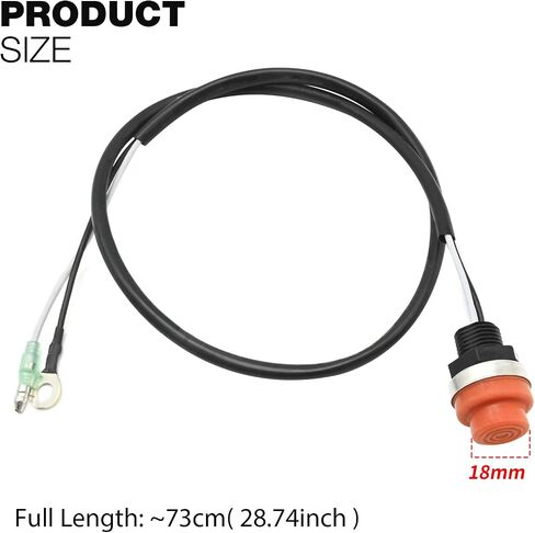 6A0-82550-00 Boat Engine Stop Switch Stopswitch, Replacement for Yamaha Outboard Many Models Series 2 or 4 Stroke, Replaces 6E0-82550-00 6E0-82550-01 6M8-82550-00 in Saudi Arabia