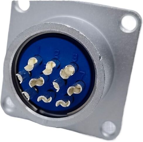 NJC-2410-RF square flange female socket aviation connector in Saudi Arabia