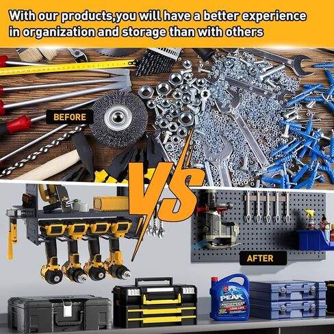 حامل جدار قابل للتعديل للأدوات المتوافقة مع الأنا ، منفاخ أوراق 200 رطل ورفع آكل الأعشاب ، تخزين أدوات المرآب متعددة الوظائف (رمادي) in Kuwait