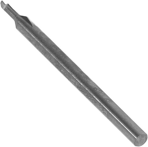 Dovetail End Mill Cutter Carbide 2 Flute Digital Metalwork Cutting Endmill Tool 3mm, for Metric Format with Universal Shank Type (3 X 45 Degree X 40L) in Saudi Arabia