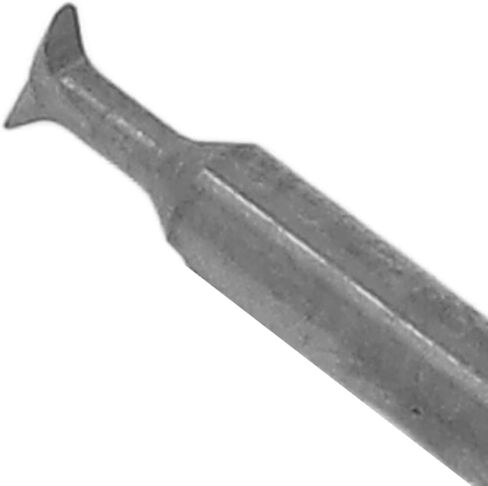 Dovetail End Mill Cutter Carbide 2 Flute Digital Metalwork Cutting Endmill Tool 3mm, for Metric Format with Universal Shank Type (3 X 45 Degree X 40L) in Saudi Arabia