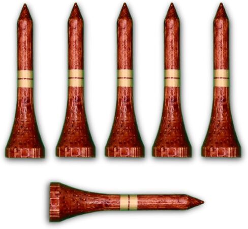 Palm Drive Golf Bamboo Wooden Golf Tees 2 3/4 و 1 5/8 بوصة-Tees الطويل والقصيرة للجولف للسائقين ، الحديد والهجينة-الخشب الصديق للبيئة-80 حزمة in Saudi Arabia