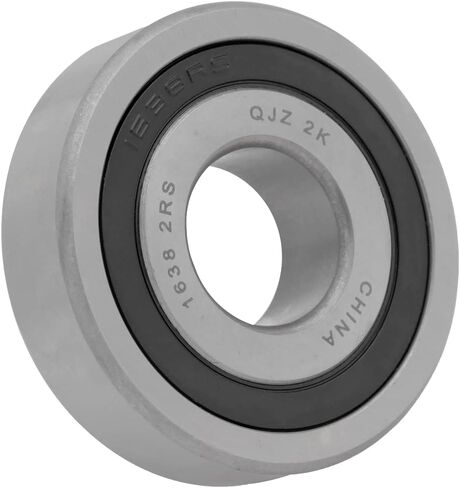 1638-2RS - Premium Deep Groove Radial Ball Bearing 3/4 in x 2 in x 9/16 in (ID x OD x Width) | 19.05 mm x 50.8 mm x 14.288 mm (ID x OD x Width) with Double Rubber Seal - 2-Pack in Saudi Arabia