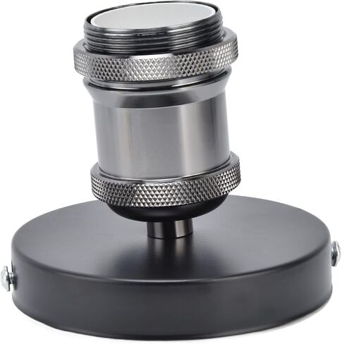 E26 E27 Light Socket, Vintage Ceiling Lamp Holder, 100‑240V Lamp Socket with Accessories, Screw Head Light Bulb Holder Base for Kitchen Bedroom Living Room, Black in Saudi Arabia