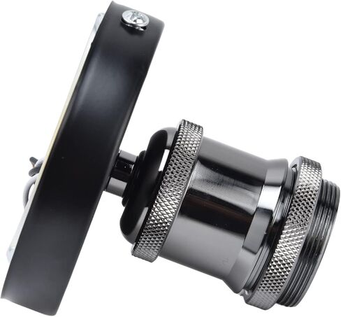 E26 E27 Light Socket, Vintage Ceiling Lamp Holder, 100‑240V Lamp Socket with Accessories, Screw Head Light Bulb Holder Base for Kitchen Bedroom Living Room, Black in Saudi Arabia