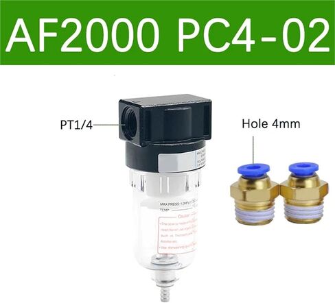 1pcs AF2000 1/4'' Air Treatment Filter Pneumatic Component(AF2000 PC6-02) in Kuwait