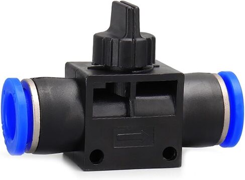 50pcs Pneumatic Fittings Hands Valves Fitting Speeds Switch Controller Air Water Tube Connector 4mm 6mm 8mm 10mm 12mm(10mm) in Saudi Arabia