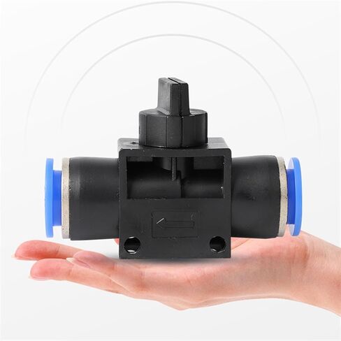 50pcs Pneumatic Fittings Hands Valves Fitting Speeds Switch Controller Air Water Tube Connector 4mm 6mm 8mm 10mm 12mm(10mm) in Saudi Arabia