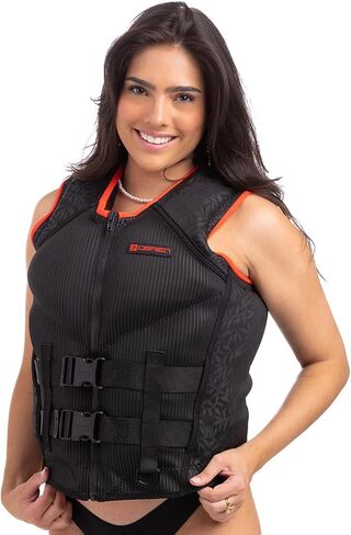 O'Brien Women's Recon US Coast Guard Approved Level 70 Buoyancy for Waterskiing, Wakeboarding, Surfing and Boating in Saudi Arabia
