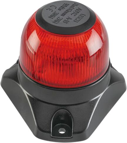 SEAFLO 01 Series LED All-Round Navigation Light – 12V, 3W, 3 NM Visibility, IP67 Waterproof, Compact Mast or Stern Light for Boats Under 164 ft (50m) – 4-Year Warranty (White) in Saudi Arabia