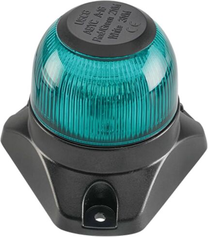 LED Seaflo 01 Series LED LIGHT All-Round Mavigation Light-12 فولت ، 3W ، 3 نانومتر الرؤية ، IP67 مقاوم للماء ، صاري مضغوط أو ضوء صارم للقوارب تحت 164 قدم (50 مترًا)-4 سنوات ضمان (أبيض) in Kuwait