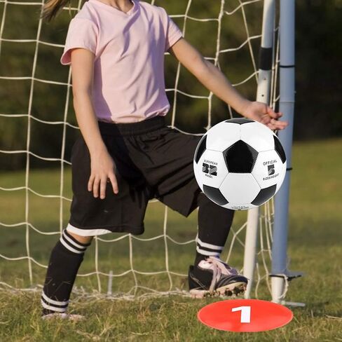 10 Pcs Football Training Discs Flat Disc Markers for Football and Tennis - Numbered Discs (1-10) - Versatile Training Equipment in Saudi Arabia